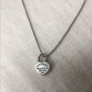 Tiffany & Co. Mini Heart Tag Necklace